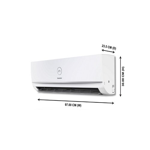 Godrej 1.5 Ton 3 Star Inverter Split AC (AC 1.5T SIC 18TTC3-WWB, White)