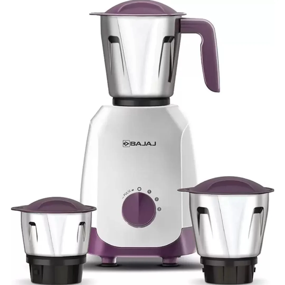 BAJAJ 3 Jars Ninja Series Carve 750W Purple (410578) Mixer Grinder (Purple)