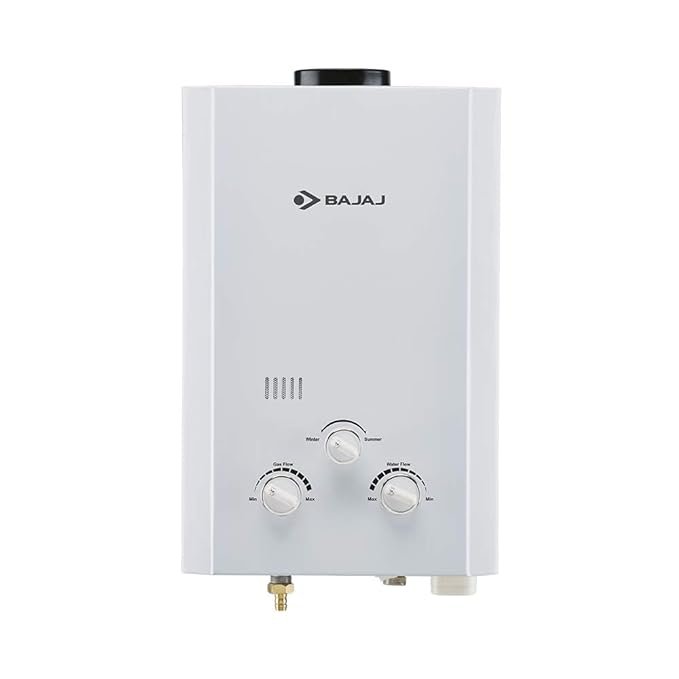 Bajaj Majesty Duetto Gas Water Heater (White) Wall mounting