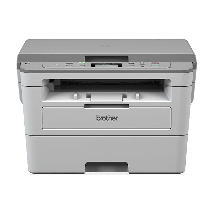 Brother DCP-B7500D Automatic Duplex Laser Printer with 34 Pages Per Minute Print Speed, Multifunction (Print Scan Copy), LCD Display, 128 MB Memory, Large 250 Sheet Paper Tray, USB Connectivity