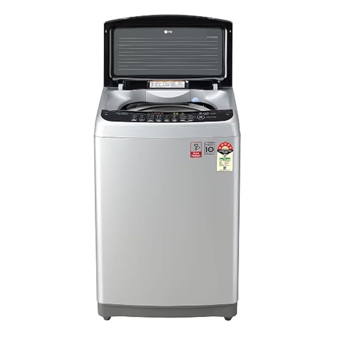 LG 8.0 Kg Inverter Fully-Automatic Top Loading Washing Machine (T80AJSF1Z, Silver)