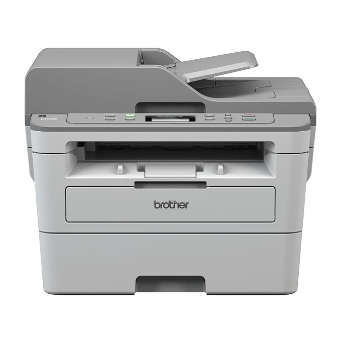 Brother DCP-B7535DW Automatic Duplex Laser Printer with 34 PPM Print Speed, Multifunction (Print Scan Copy), Automatic Document Feeder, (WiFi, WiFi Direct, LAN & USB), Free Installation