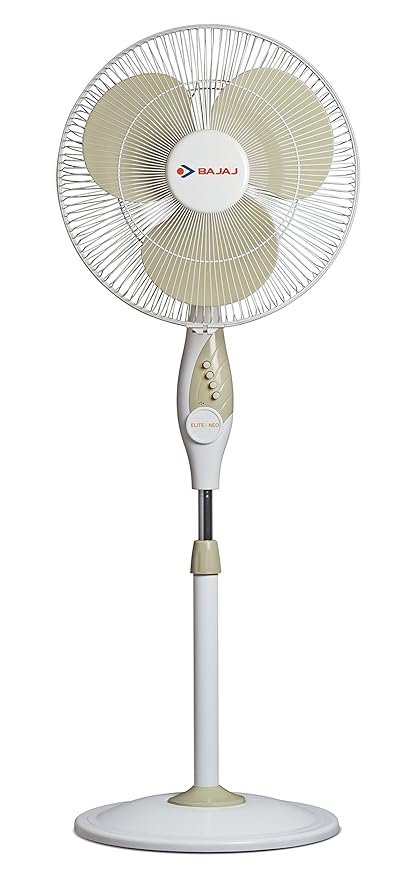 Bajaj Elite Neo 400 mm Pedestal Fan (White) Visit the Bajaj Store