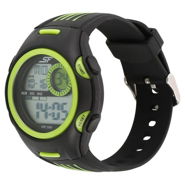 SF Super Fibre Digital Dial Plastic Strap Watch for Men (ns77072pp01)