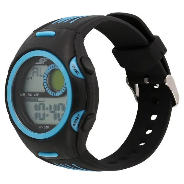 SF Super Fibre Digital Dial Plastic Strap Watch for Men (ns77072pp02)