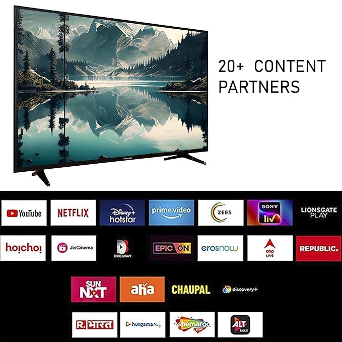 Panasonic 139 cm (55 Inches) 4K Ultra HD Smart Android LED TV TH-55MX700DX (Black) (2023 Model)