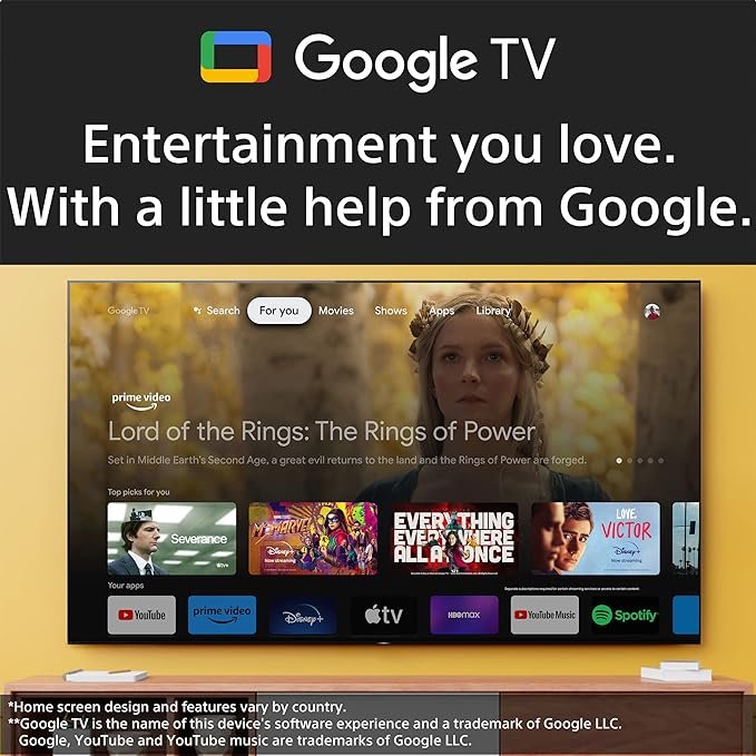 Sony Bravia 139 cm (55 inches) 4K Ultra HD Smart LED Google TV KD-55X75L (Black)