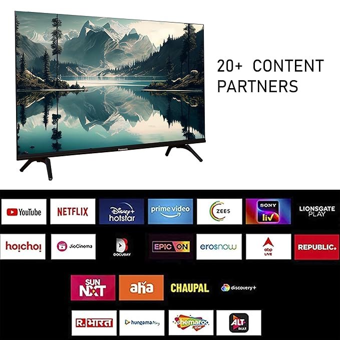 Panasonic 80 cm (32 Inches) HD Ready Smart Android LED TV TH-32MS670DX (Black) (2023 Model)