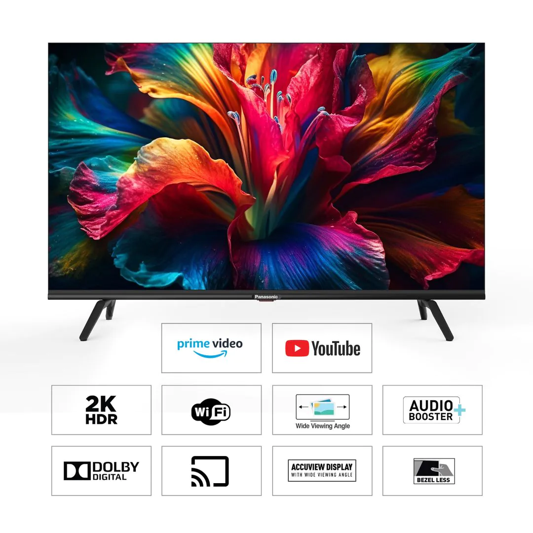 Panasonic 80 cm (32 inches) HD Smart LED TV TH-32MS550DX (Black, Vivid Digital Pro, Dolby Digital, Audio Booster+)